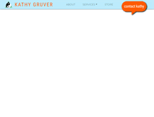 Tablet Screenshot of kathygruver.com